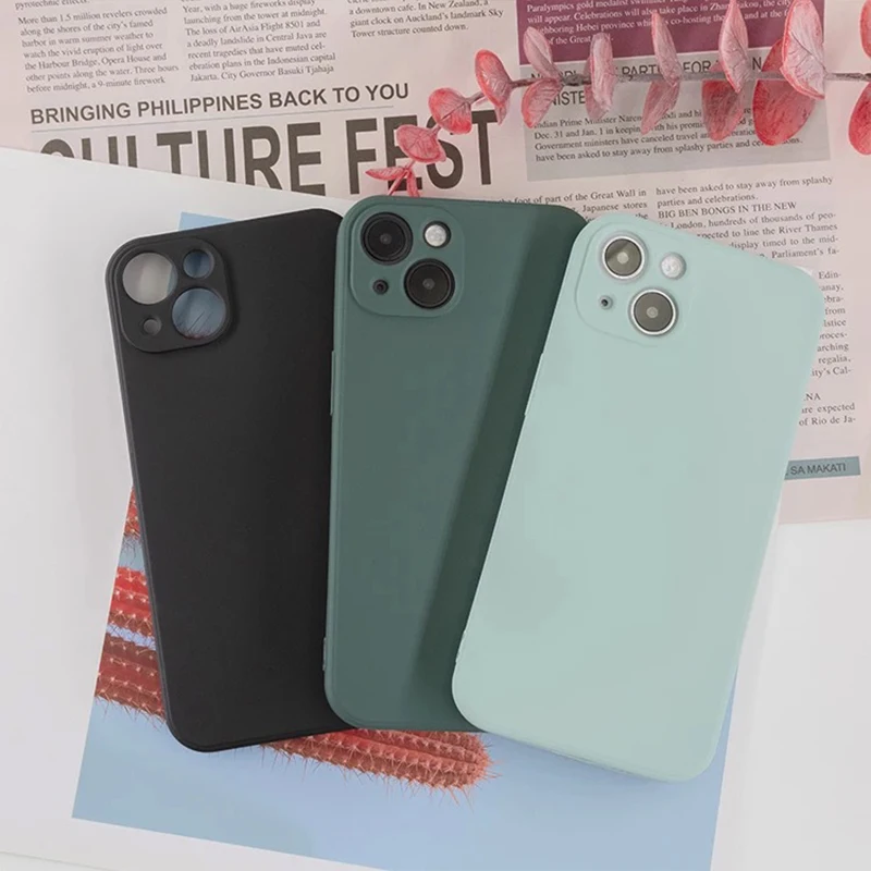 

Luxury Original Square Liquid Silicone Case For iPhone 12 11 13 Pro Xs Max Mini Case Cover For iPhone Xr X 8 7 Plus 6 6s Cases