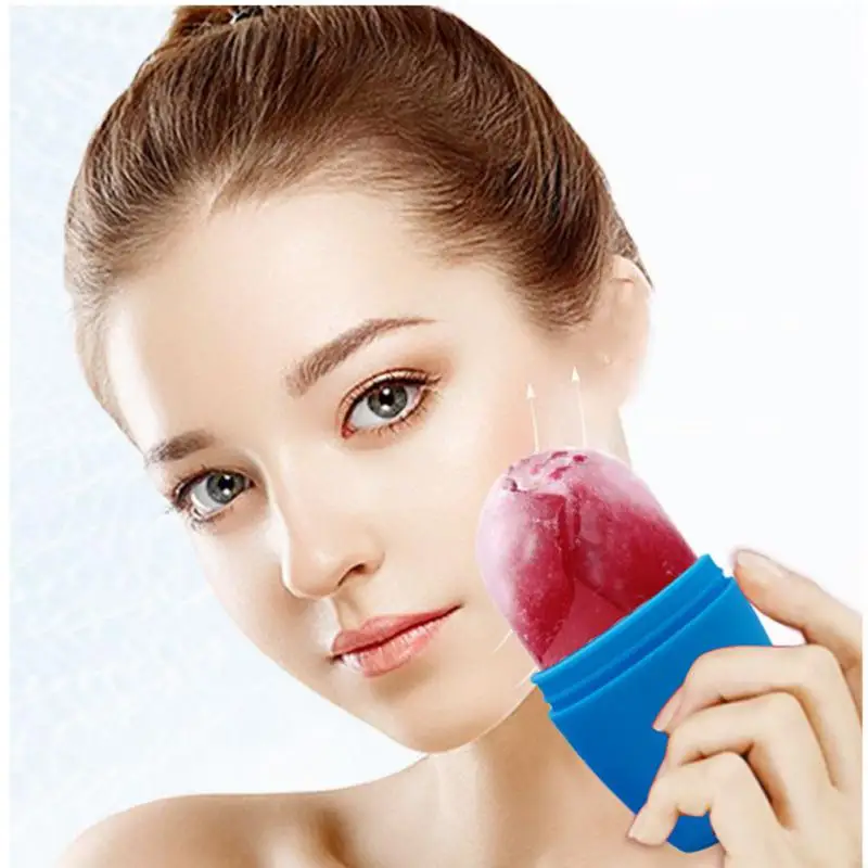 

Reusable Silicone Ice Massage Cup Cooling Face Massager Skin Care Beauty Lifting Contouring Tool Reduce Acne Muscle Cold Therapy
