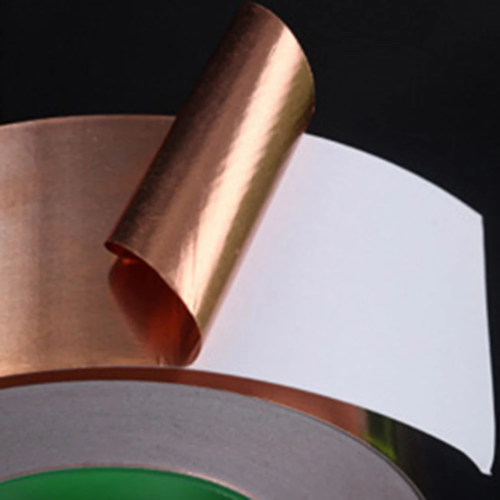 5 м проводящая лента из медной фольги теплоизоляционная самоклеящаяся защитная