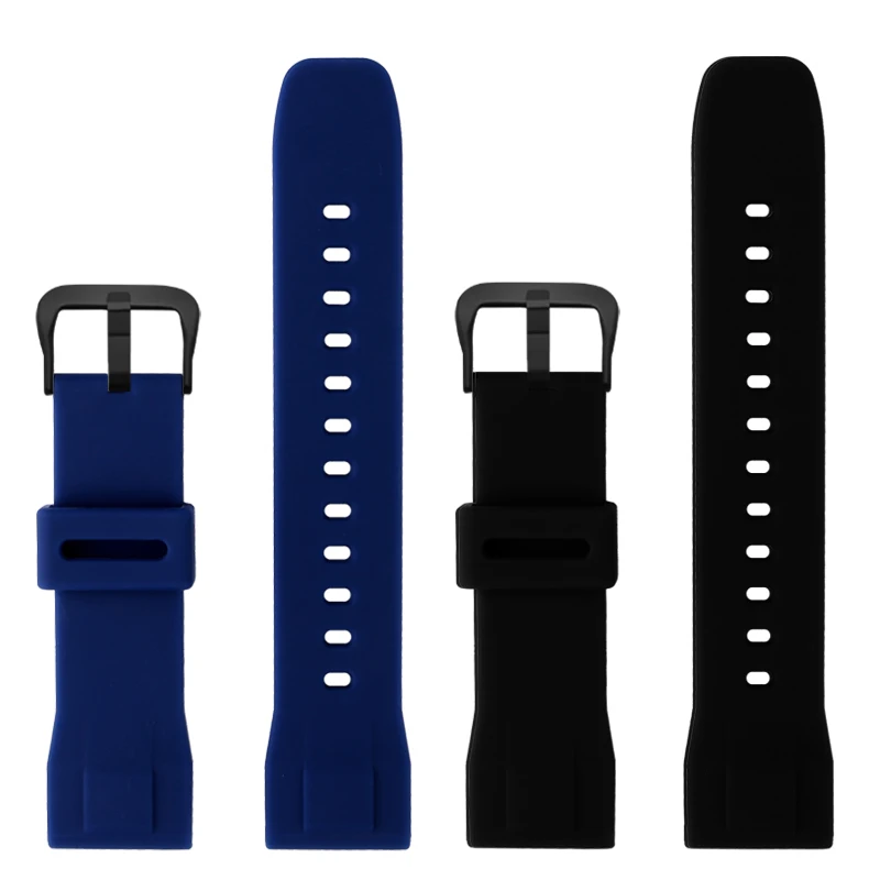 Silicone watch strap for Casio PROTREK series PRW-6600/PRW-70YT/50/30 sports strap 23 24mm watchband Men's Waterproof Wrist Band