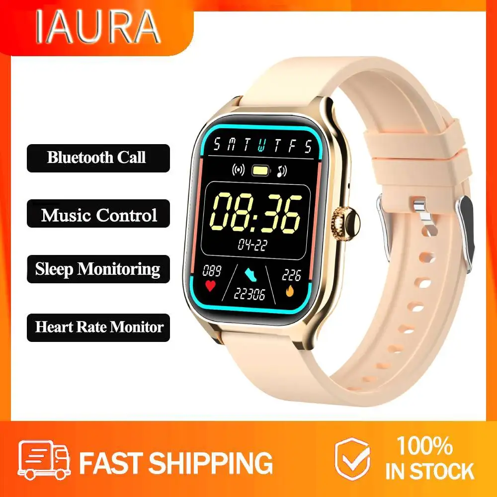 

IAURA 2023 New Smart Watch - 1.83 Inch HD Screen, Bluetooth Call, Sleep Monitoring, Multiple Sports Modes for Men, and Women