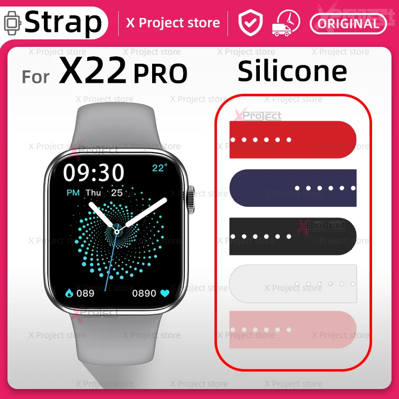 

Silicone Strap for X22 PRO Smart Watch Band Series 7 X22PRO Smartwatch Bracelet Watchband Men Women Wristbands pk HW18 HW19 HW22