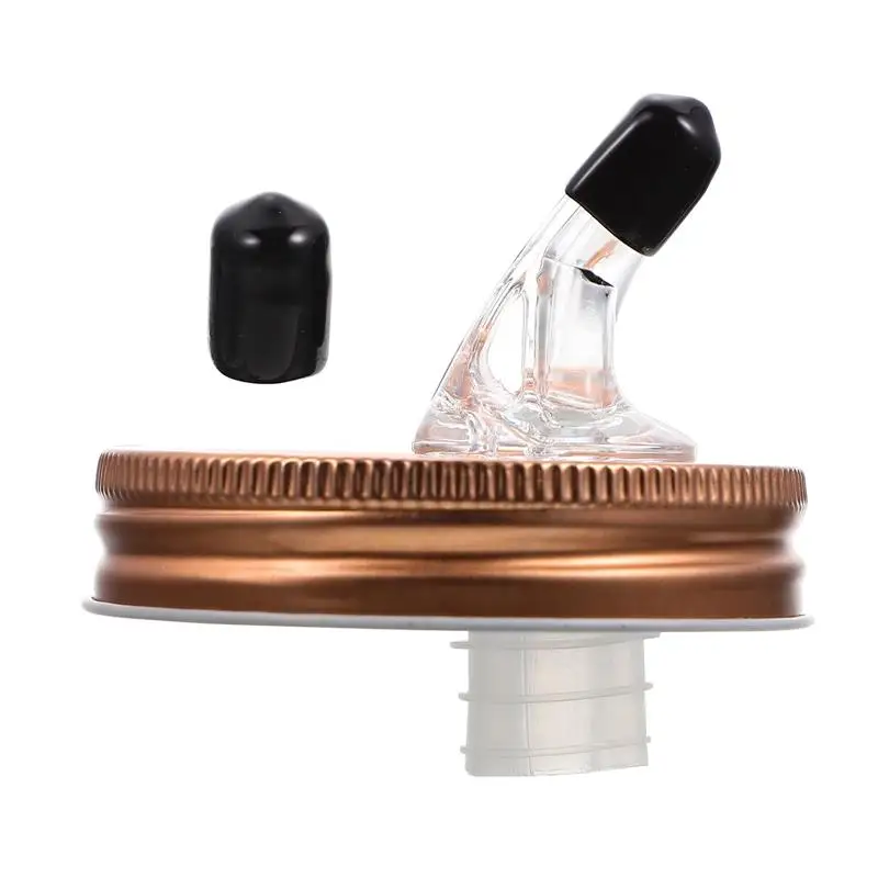 Jar Spout Mason Pourer Pourlid Oil Lidsbottle Dispenser Spouts With Mouth Pourers Wide Pouring Flow Whiskey For