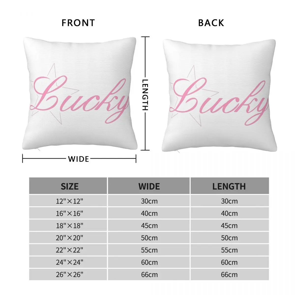 Одиночная наволочка Halsey Lucky полиэстеровая с принтом декоративная домашний