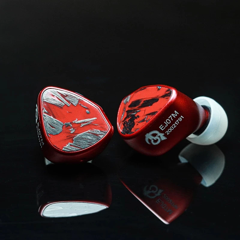 

Shuoer EJ07M HBB Kinda Lava Hybrid 10mm Carbon Nanotube DD+Dual Sonion 2389 BA Drivers+Quad Sonion EST Drivers In-Ear Earphones