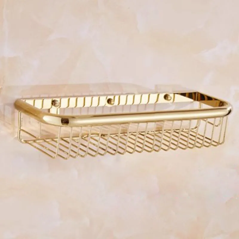 

Двухъярусная полка для ванной Tuqiu, розовое золото