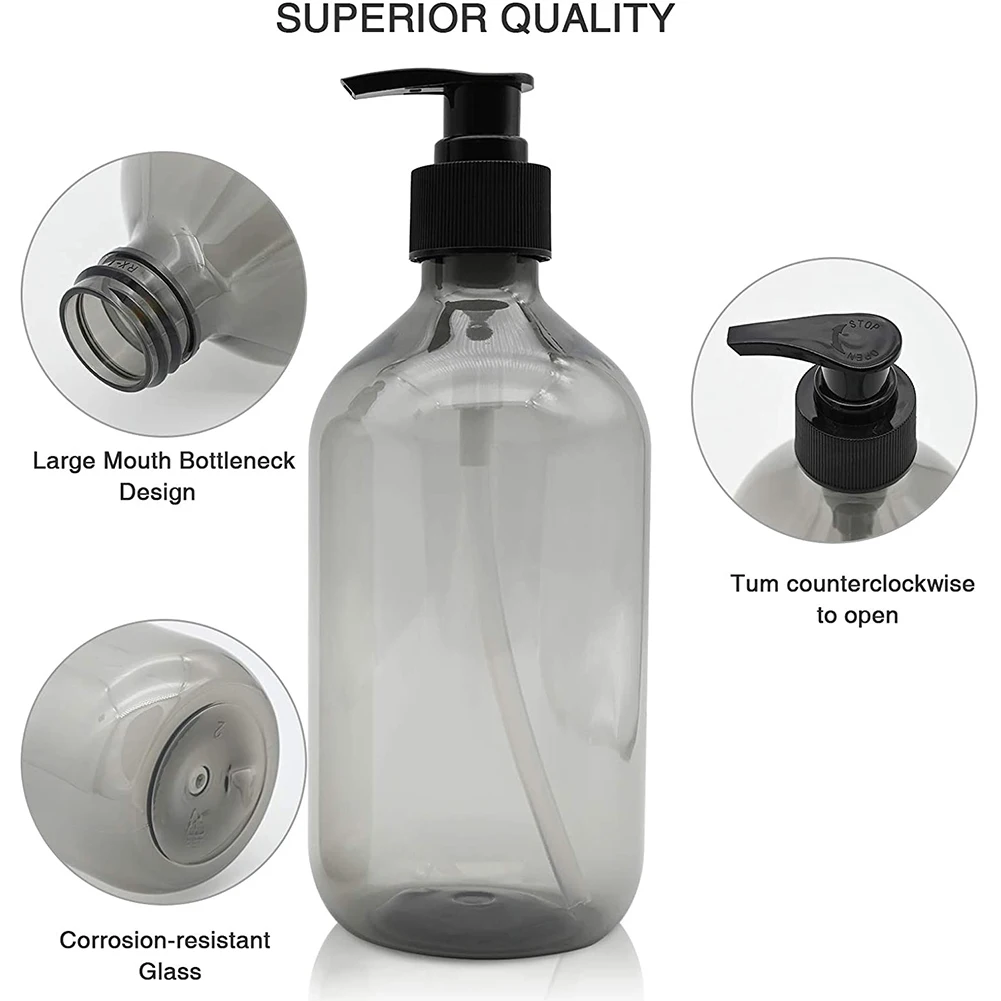 

2pcs 500ML Bathroom Portable Soap Dispensers Lotion Shampoo Shower Large-Capacity Emulsion Container Liquid Soap Dispenser