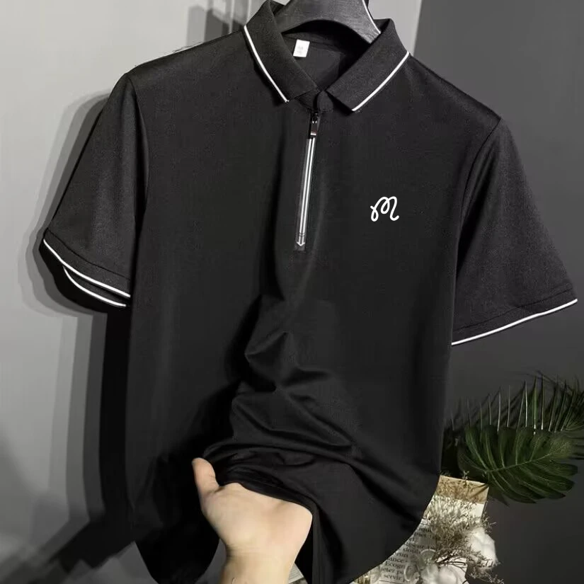 

2023 Golf Wear Men Polo Golf T-shirt Men's Golf Wear Summer Golf Tee Korean Luxury Clothing Fashion Version Tennis Top T-Shirt