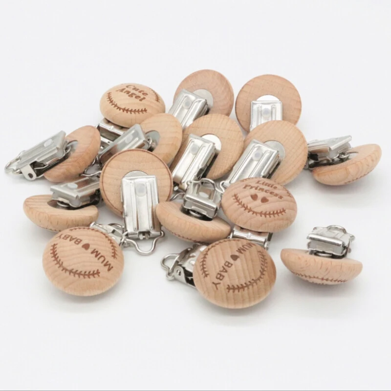 

Nipple Chain Accessories BPA Free Cute Modelling Beech Pacifier Clip Baby Pacifier Clips Holders DIY Pacifier Chain Accessories