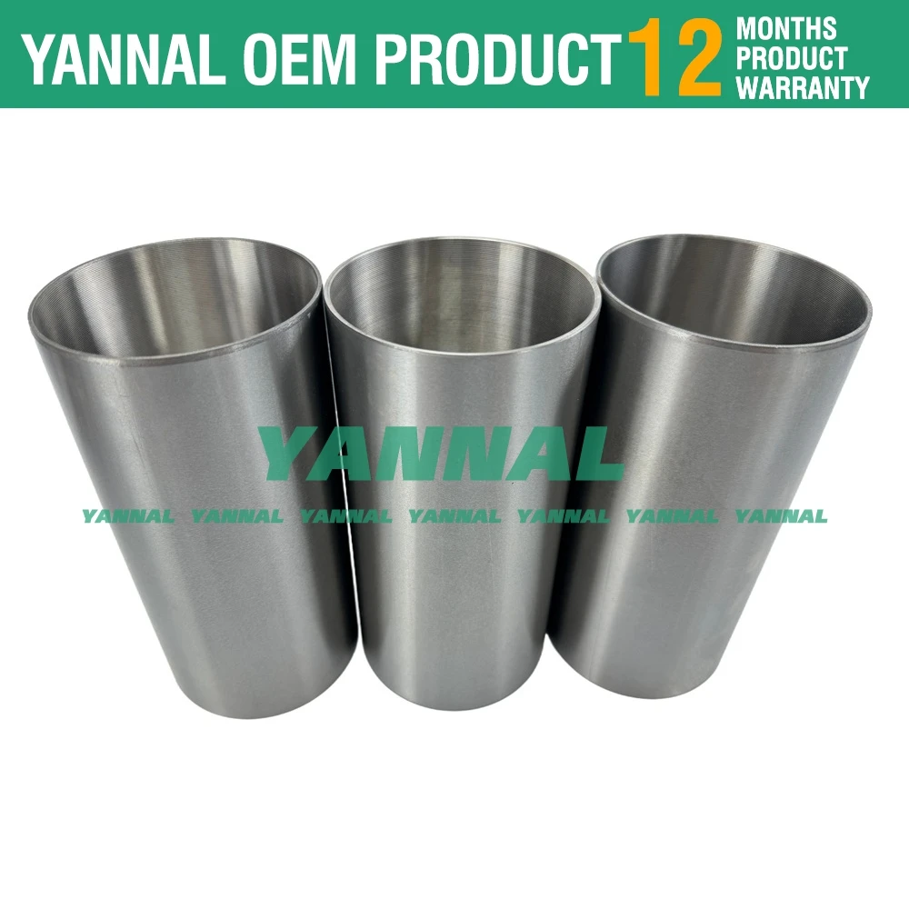 For Caterpilla C1.5T Cylinder LIner Kit Excavator Tractor Loader Diesel Engine Repair Parts