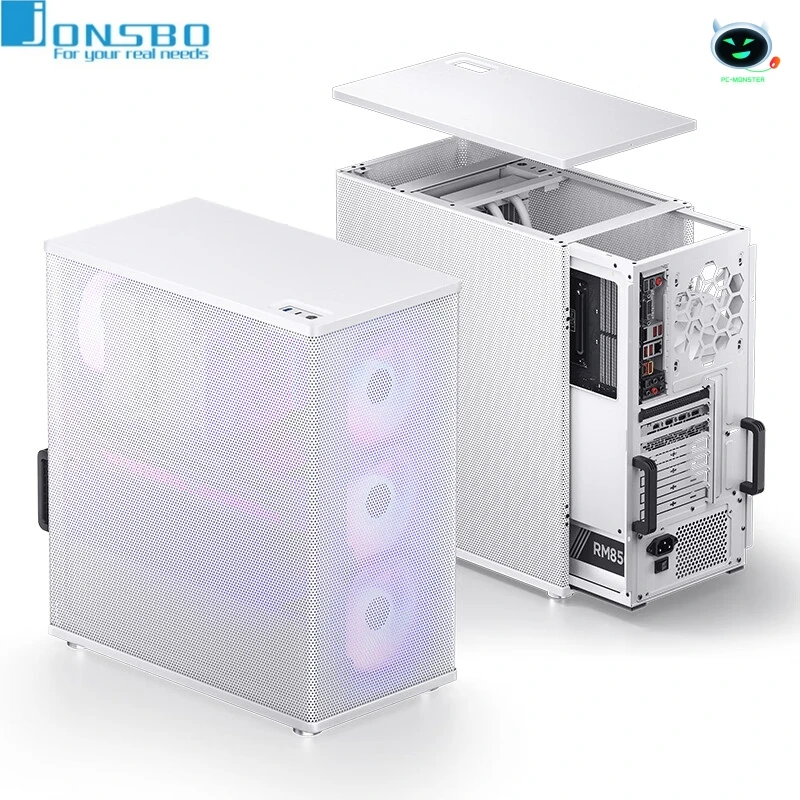 JONSBO VR4 Black ATX Mid Tower PC Case Computer Case Mesh ATX Case Pull-out Liner Design 컴퓨터 케이스 Support 240/280/360mm pcケース