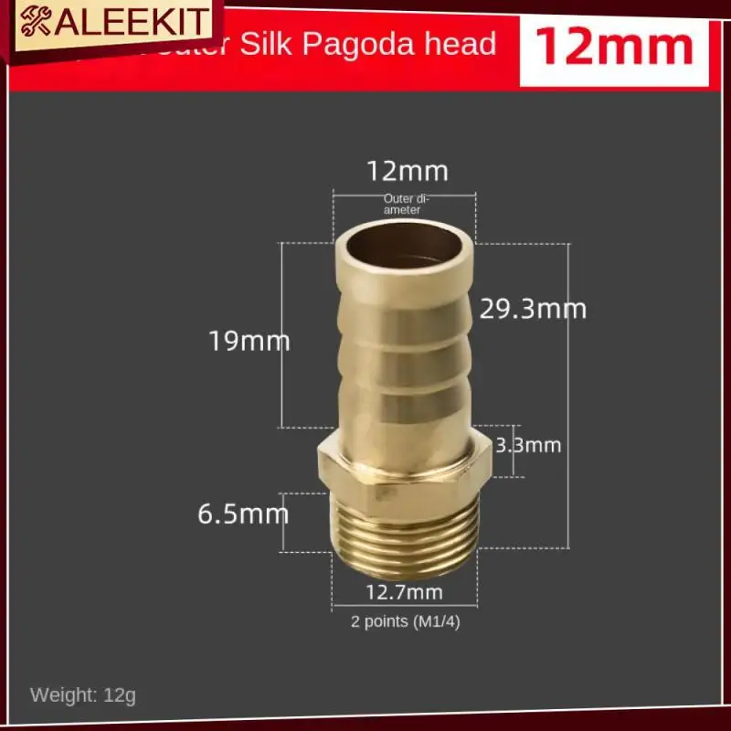 

Geyser Connecting Piece 8/10/12mm Smooth Air Reservoir Connecting Pipe Copper Antiseptic Gas Hose Pagoda Head Explosion-proof