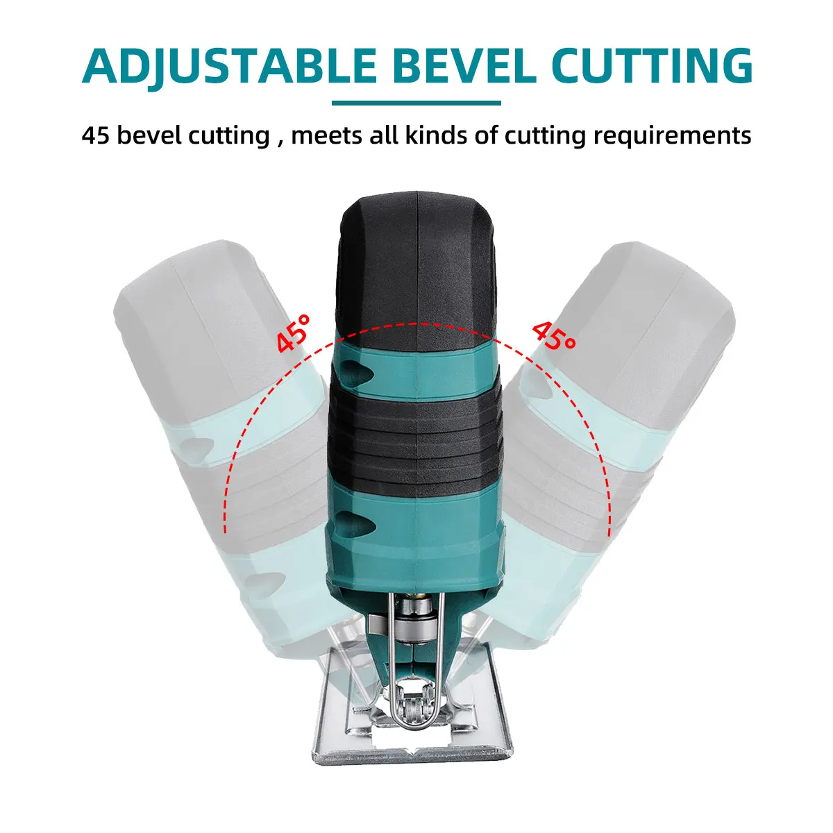 Беспроводной лобзик 6 скоростей 55 мм 2400 об/мин 12 В электрическая
