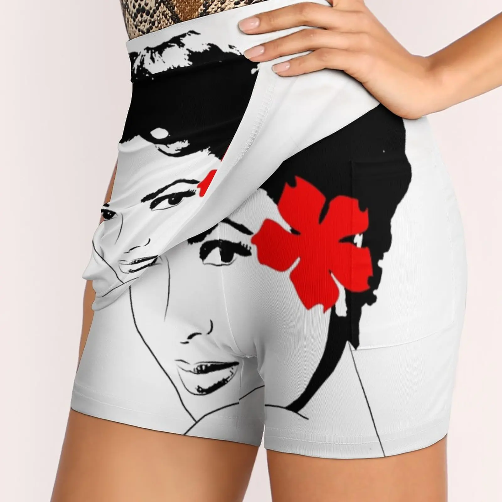 Женская юбка Miss Dorothy Dandridge мини-юбки трапециевидной формы со скрытым карманом History