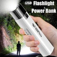 1200 mah portable spotlights searchlight torch lighting flashlights usb rechargeable lamp led night lights flashlight hiking