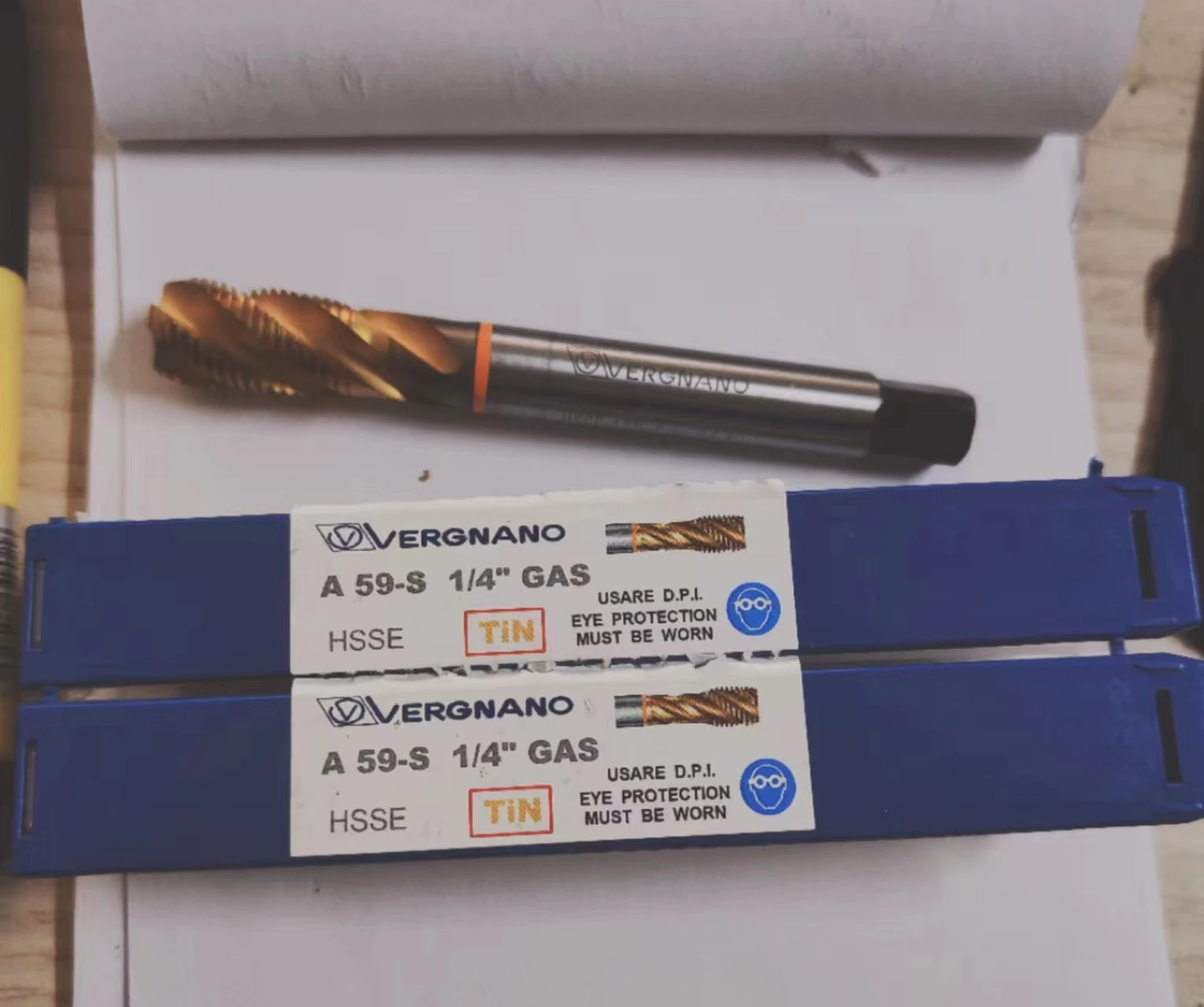 VERGNANO A71S M10X1 6H M8X1.25 M6X1 A59S RC 1-4 газовая Оловянная машина кран 1 шт. спиральная канавка