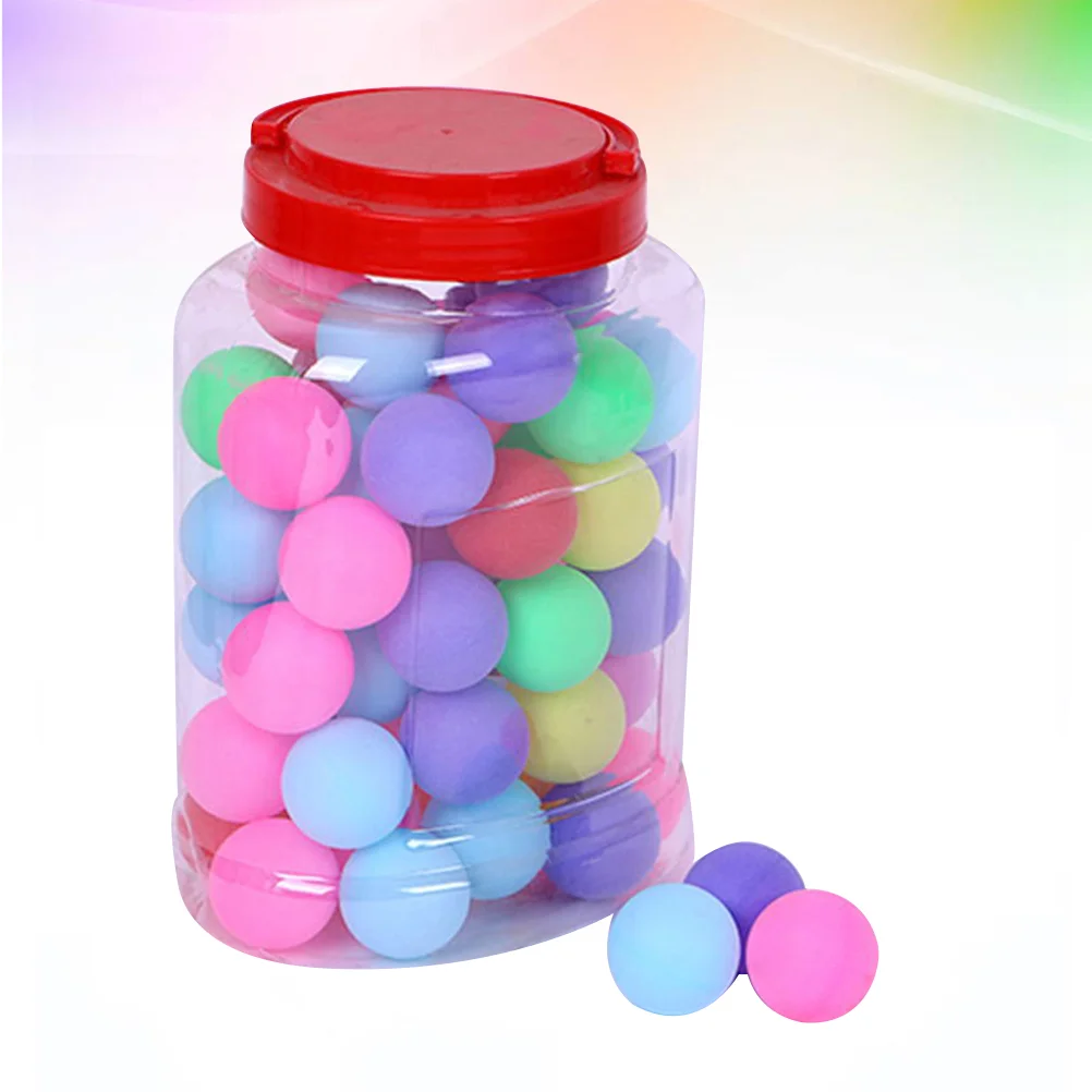 

60PCS 40MM Colorful Pong Balls for Students Training Table tennis