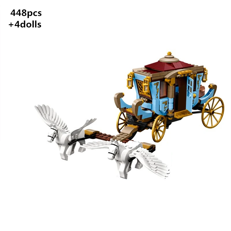 

Новинка 2021, Волшебный мир волшебников, летающая каретка, поступление в школу, Классическая модель, строительные блоки, детские игрушки, совм...