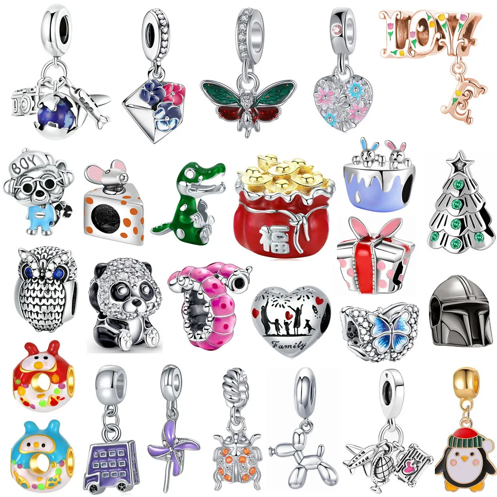 

1Pcs New Cute Cheese Mouse Caterpillar Windmill Pendant Suitable for Charm Bracelet Necklace Accessory Women DIY Jewelry Making