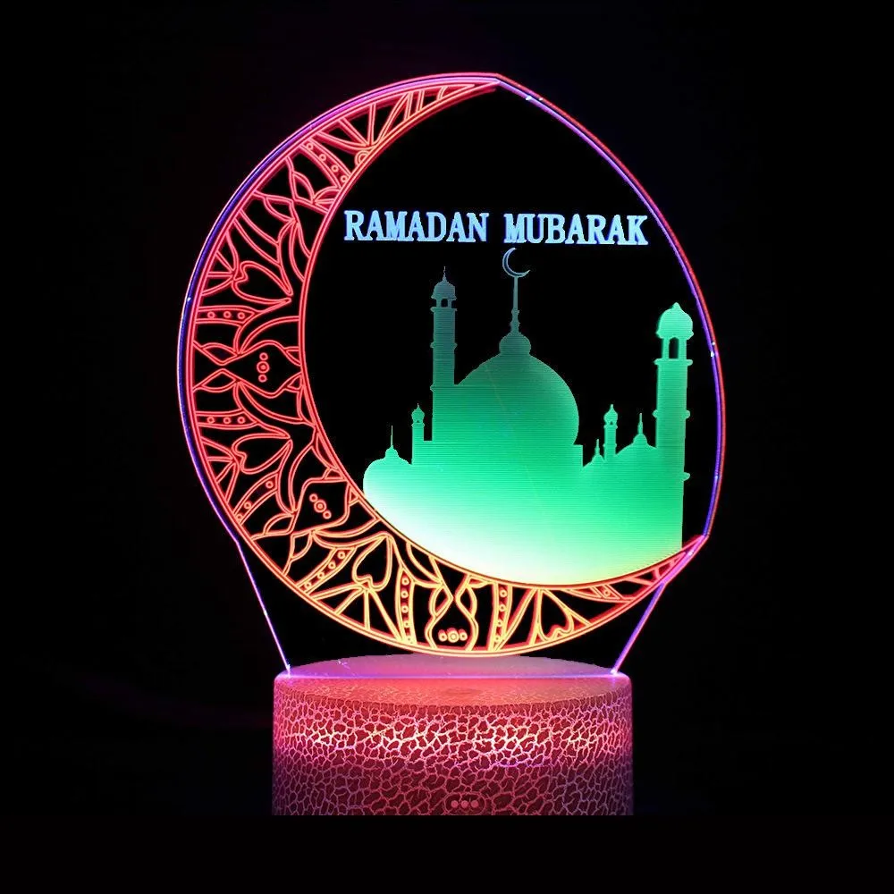 

3d Led Lamp Modelling Night Lights Double Color Usb Coin Table Lamp Baby Bedroom Sleep Lighting Fixture Decor Gifts