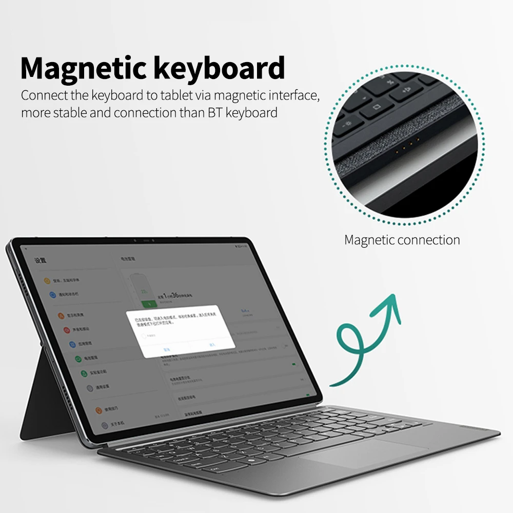 For Lenovo Wireless Keyboard Tablet Case Set Magnetic Separate for Xiaoxin Pad Pro/Pad Pro 2021 |