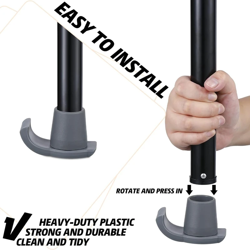 8 шт. пластмассовые подставки для лыж