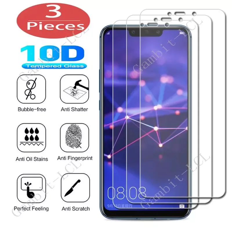 

Защитное закаленное стекло для Huawei Mate 9 Lite 20 P9 Plus Mini P10 10 Pro P20, 3 шт.