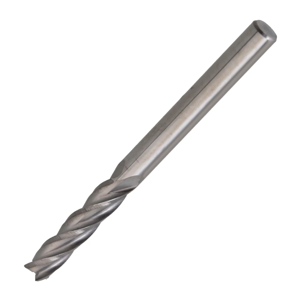 

10x PVC CNC 4 Flute Spiral Bit End Mill Cutter 3.175 x 12mm