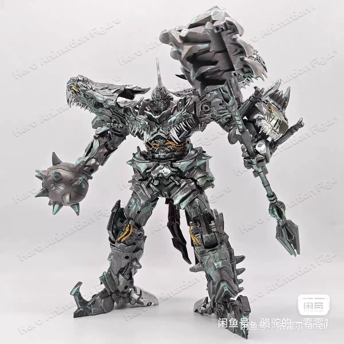 Фото В наличии BAIWEI TW1034 Transformation TW-1034 Grimlock Dinobot 23см KO SS07 Фигурка динозавра-лидера Робот-игрушка №3