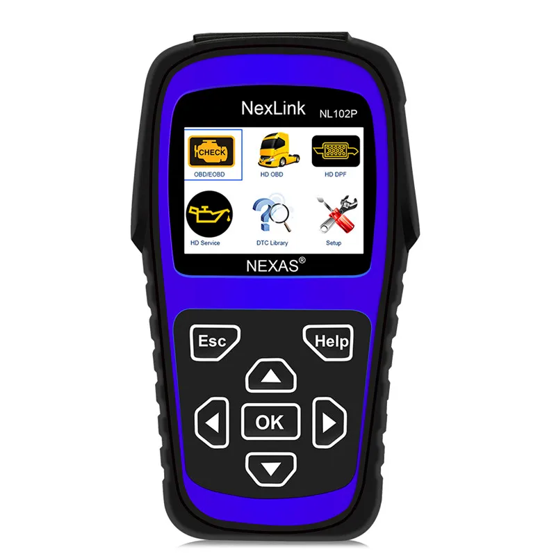 NEXAS NL102P высокопроизводительный детектор для грузовиков Диагностика OBD2 6 &amp 9 pin di