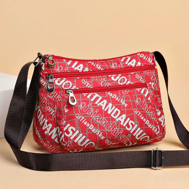 2023 New Women Oxford Canvas Bag Women Bag Large Capacity Multi layer Bag Single Shoulder Crossbody Bag Cloth Bag