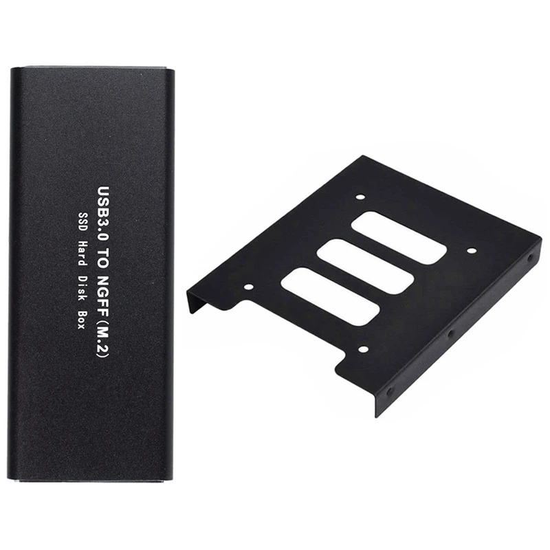 M.2 Sata Ssd To USB 3.0 External Reader Converter Adapter &amp 2.5 Inch 3.5 SSD HDD Metal Bracket |
