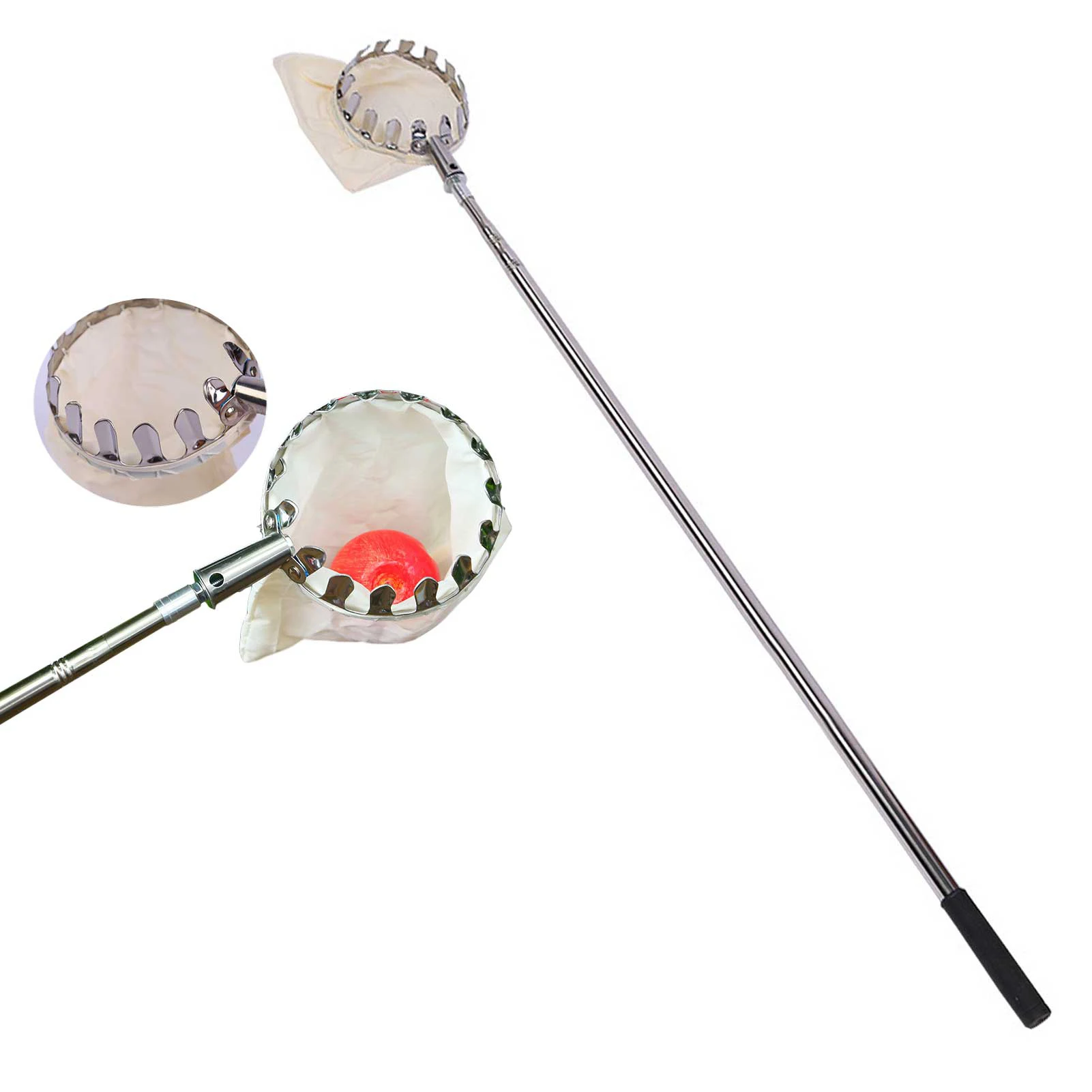 

Металлическое оборудование для сбора фруктов инструменты для сбора фруктов корзина для сбора фруктов с сумкой для переноски 5 футов регули...