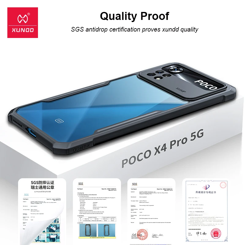 for poco x4 pro 5g case xundd shockproof case for xiaomi poco x3 x4 pro case transparent protective phone cover dustproof shell free global shipping