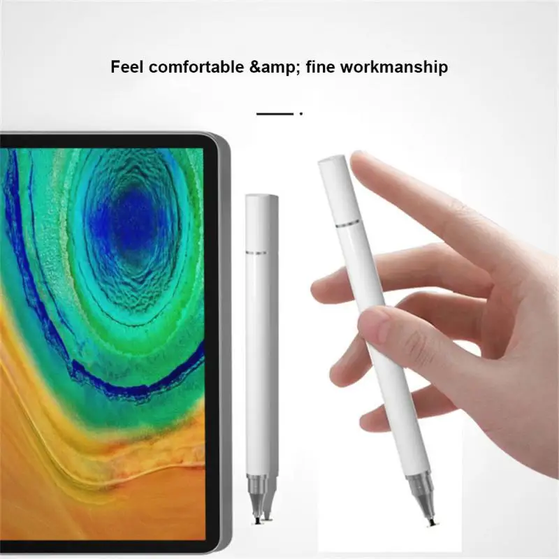 

2 In 1 Capacitive Stylus Tip+Ballpoint Pen Tip Multi-purpose Capacitive Stylus Pen For IOS Android IPad Smart Accessories