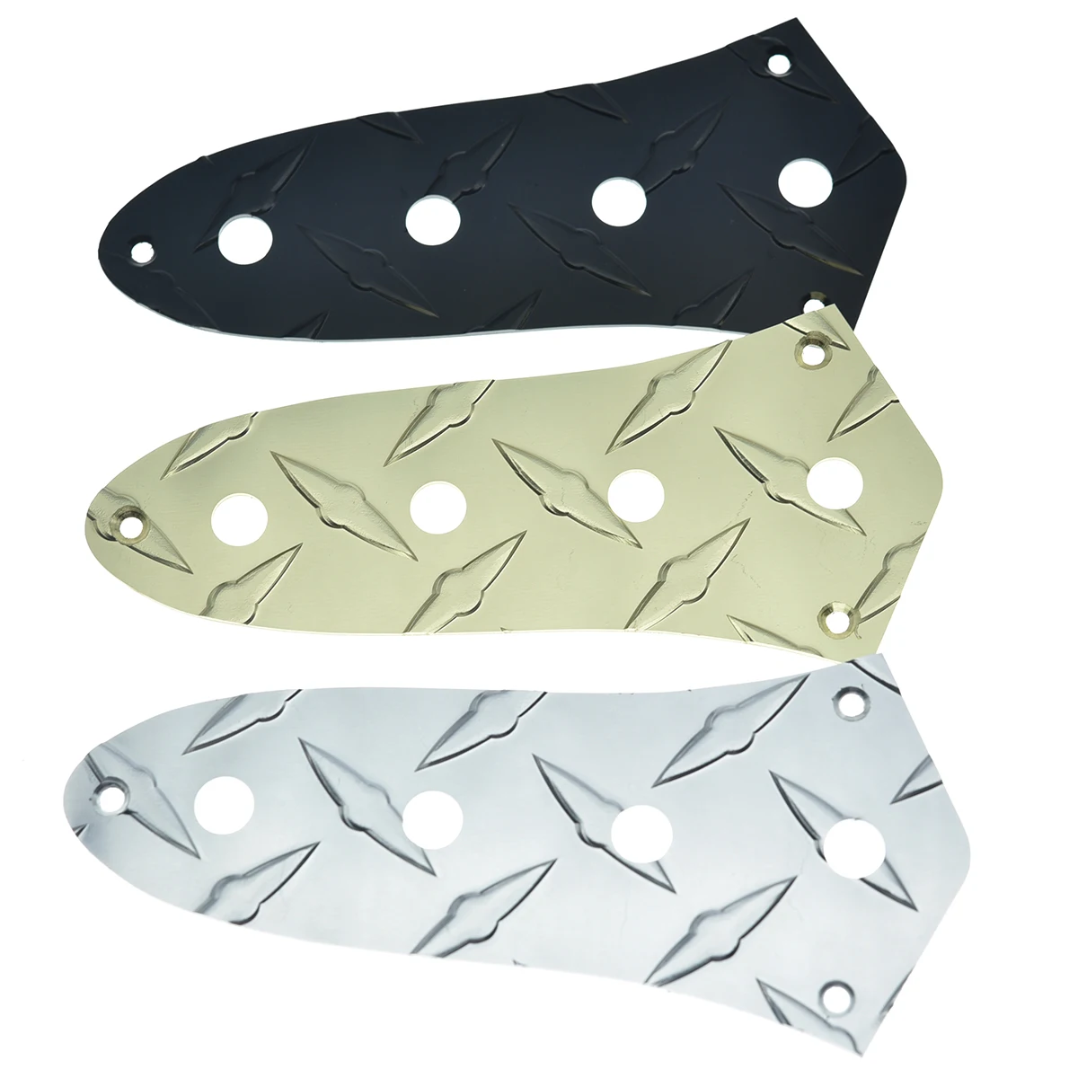 

Dopro American Standard Diamond Plate J Bass Control Plate Jazz Bass JB Control Plate with 3/8"(9.5mm) CTS Pot Holes for Fender