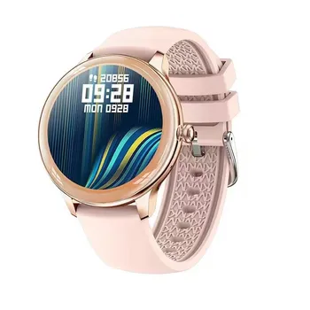 2023 new V33 Lady Smartwatch 1.09 inch Full Screen Thermometer Heart Rate Sleep Monitor Women Smart Watch 1
