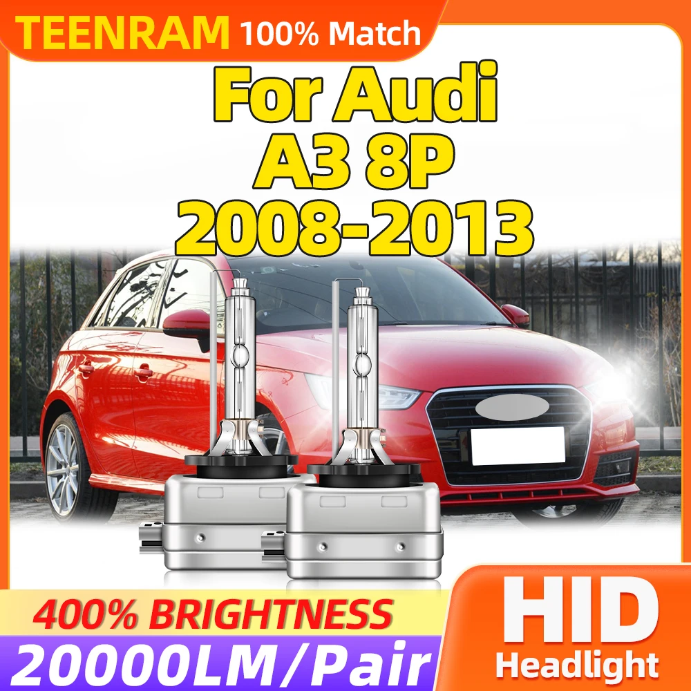 Ксеноновые лампы HID 35 Вт 6000 лм супер яркие турбо Автомобильные фары 2008 K 12 В для Audi