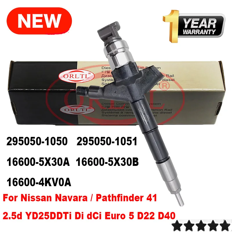 16600-5X30A 295050 -1050 -1051 НОВАЯ форсунка дизельного топлива DCRI 301050 Для пикапа Nissan NP300