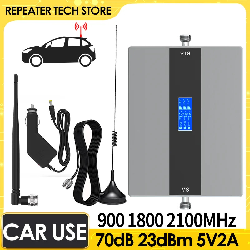 

1800MHz 4G CellPhone Cellular Repeater DCS LTE UMTS WCDMA 3G 2100MHz Cellular Amplifier 3G4G MobilePhones Booster Repeater Kit
