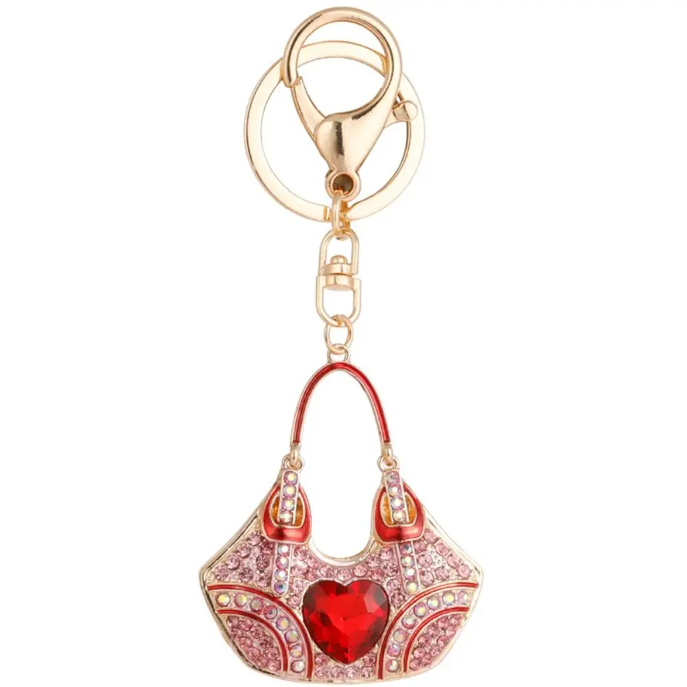 Модный блестящий брелок в форме сумки элегантный декор для рюкзака подвеска