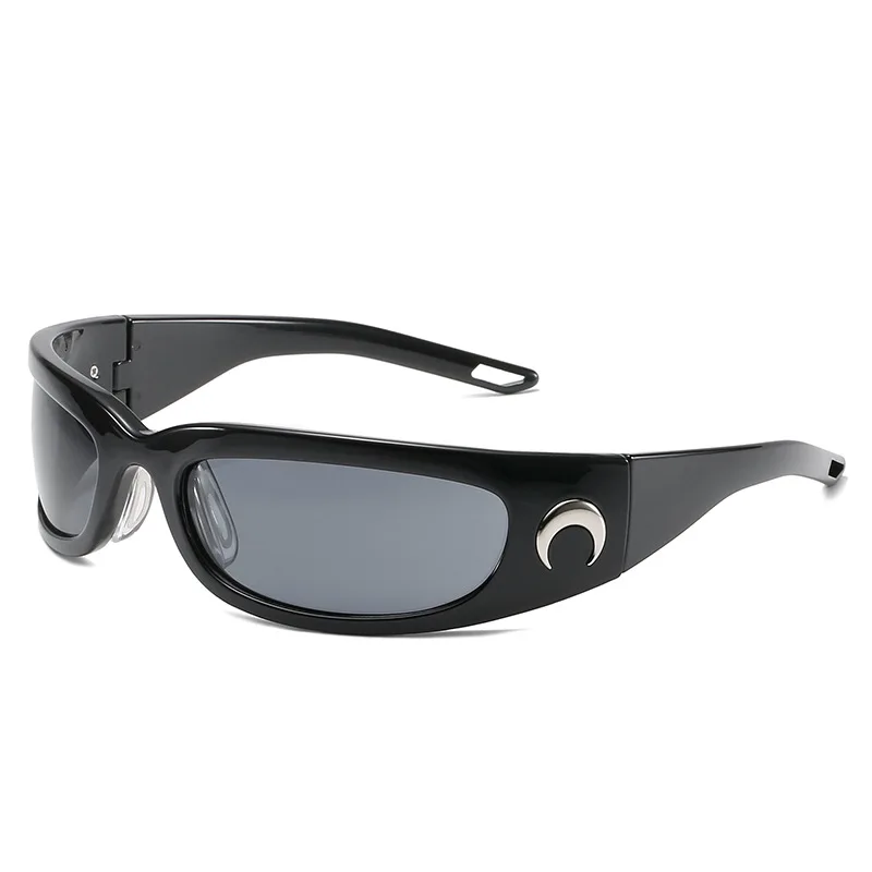 Фото Фирменный дизайн Moon солнцезащитные очки для женщин мужчин мода ретро роскошные