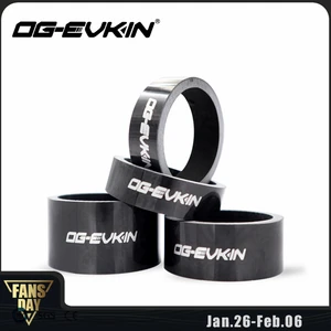 Комплект OG-EVKIN из углеродного CS-003 прокладка для велосипеда, 18 дюйма, 28,6 мм UD Matte3K, глянцевые карбоновые распорки, гарнитура для горных велосипедов, набор разделителей