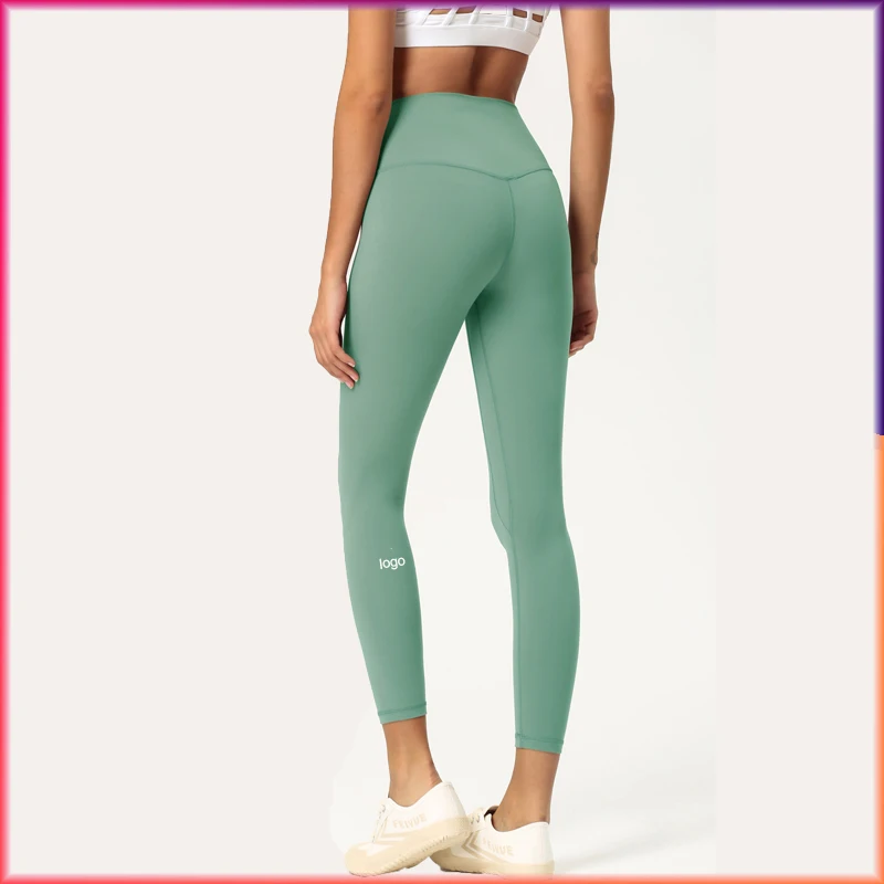 Hot Sale With Logo Fitness Leggings Women Seamless 25 Color Jogging Pants Yoga Pants Stretch Quick-Drying Sports Leggings