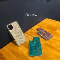 ins elegance smartphone case for iphone 13promax 12pro 11promax xr xs xsmax conque shinning phone cover glitter shell