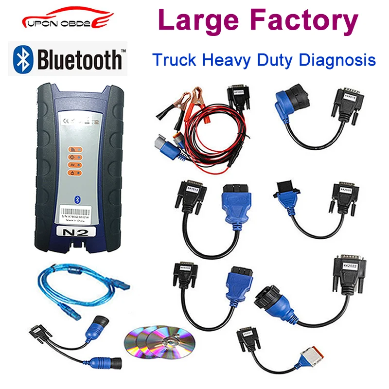 

Large Factory Bluetooth USB N2 125032 Link 2 for Volvo Cummins Isuzu Diesel Truck Interface Main Unit and Software