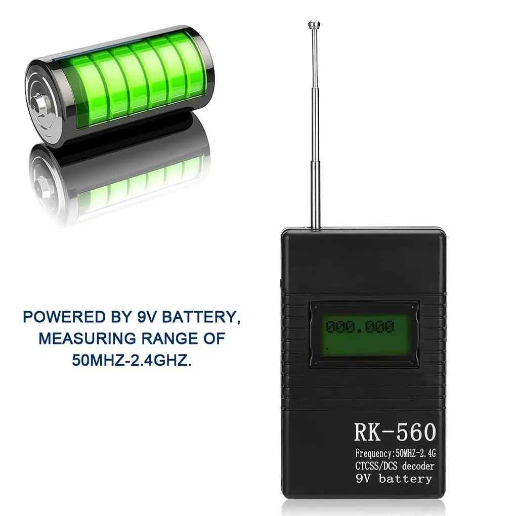 50 МГц-2 4 ГГц счетчик частоты Радиоприемники точный маленький