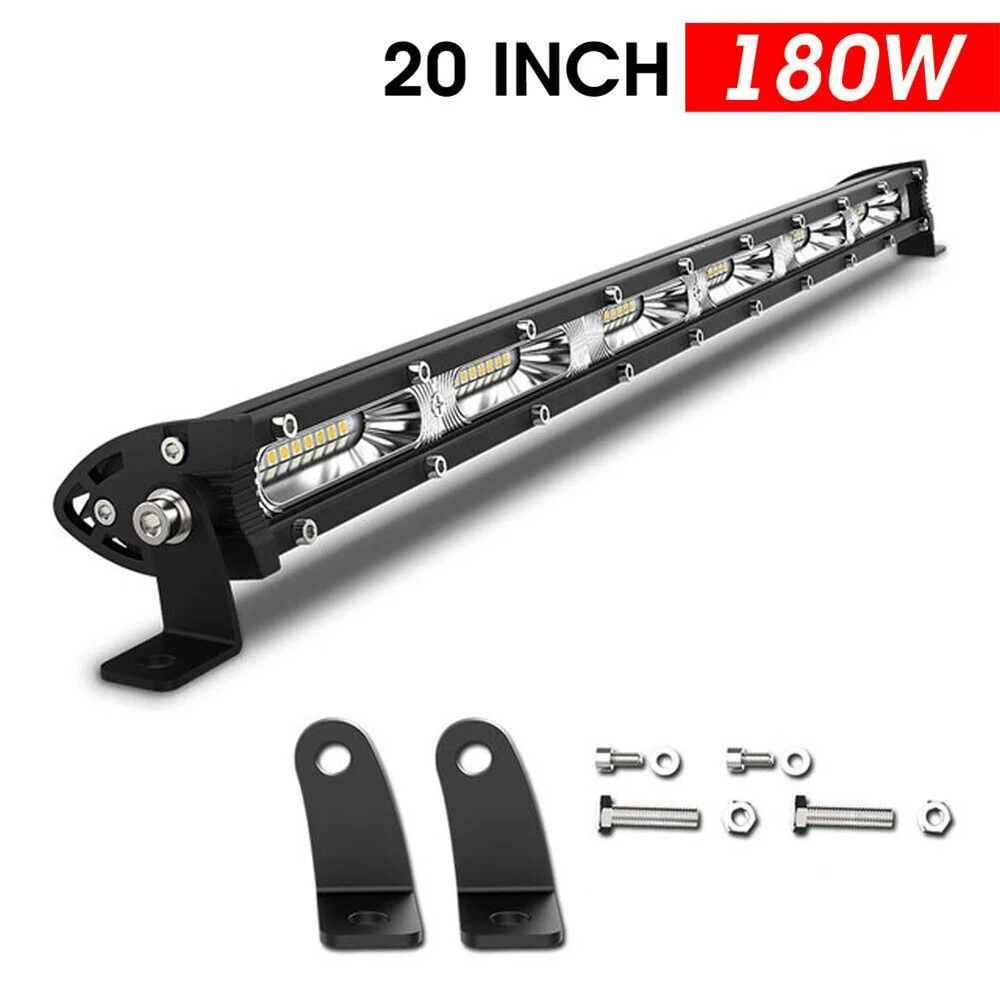 

7'' 13'' 20 inch LED Light Bar 12V 24V DRL Fog Running Led Work Light 4x4 Off Road Led Headlight For Jeep ATV Truck Trailer 60W
