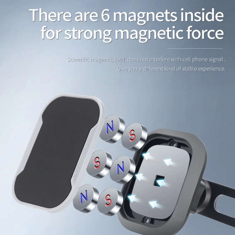 Магнитное крепление для телефона невидимый дизайн автомобильного держателя