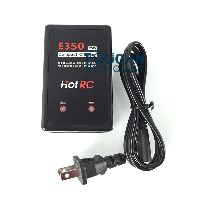 Spare Parts E350 7.4V 11.1V Li-po Battery Balance Fast Charger 2s 3s Cells 25W RC Accessories TH16426